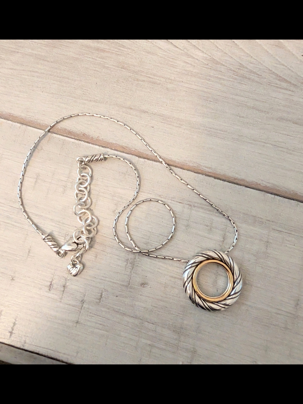 Brighton Inner Circle Reversible Necklace